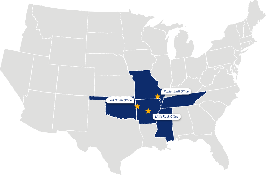 KAJACS Locations map